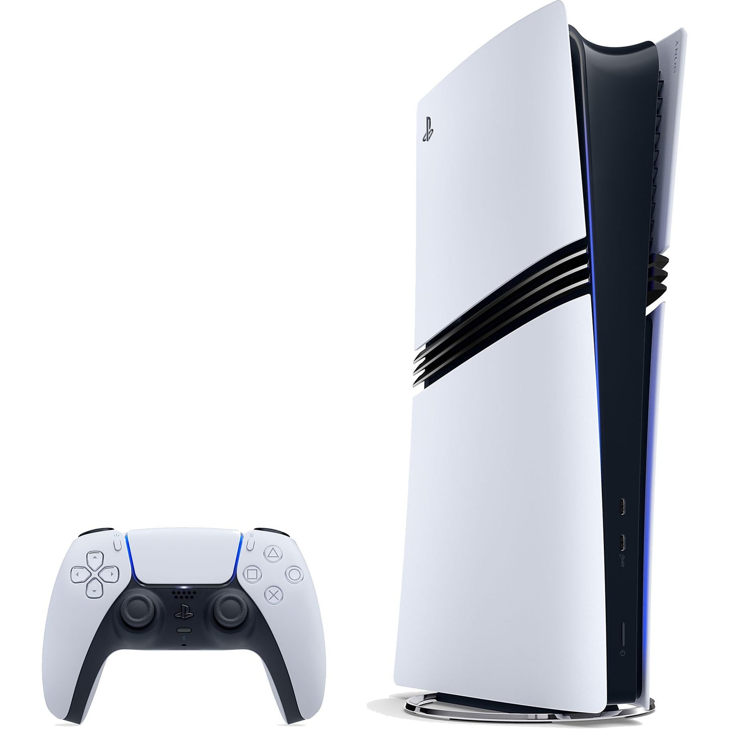 Consola - Sony PS5 Pro (2025), 2 TB SSD, 4K Spectral Super Resolution (PSSR), 1 mando, Digital (sin lector de discos), Blanco