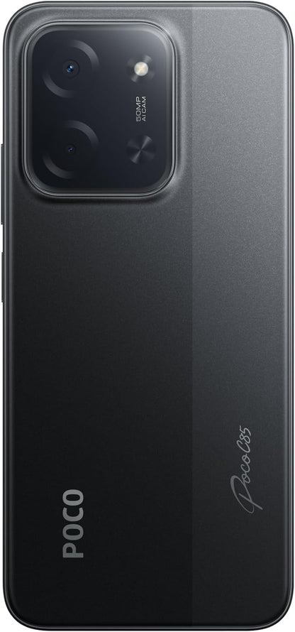 XIAOMI POCO C85 - Smartphone de 8+256GB, Cámara Dual de 50MP con AI, Pantalla inmersiva de 6,9”, Potente procesador Octa-Core, Carga rápida de 33W, 6000mAh, Cargador no Incluido, Negro (Versión ES)