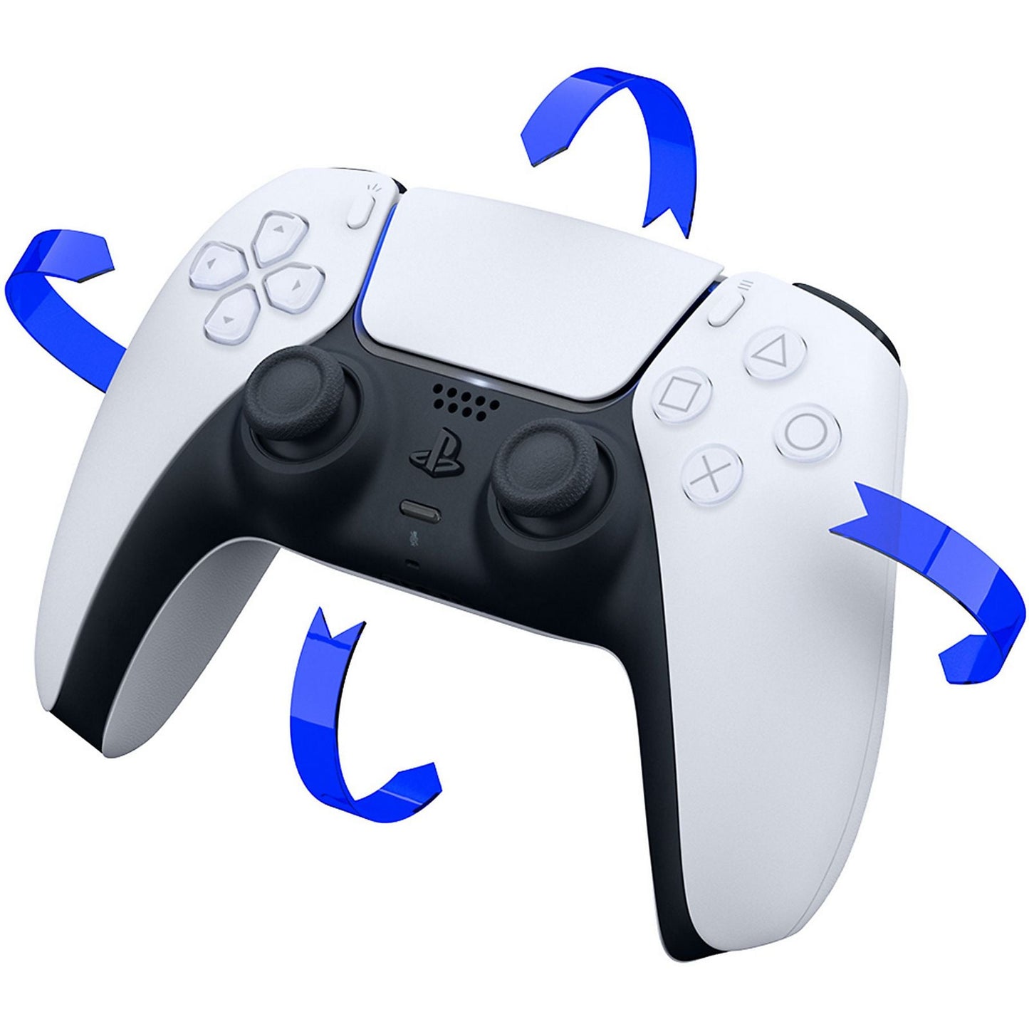Mando PS5 - Sony Dualsense V2, Para PlayStation 5 y PC, Bluetooth, Retroalimentación háptica, Blanco