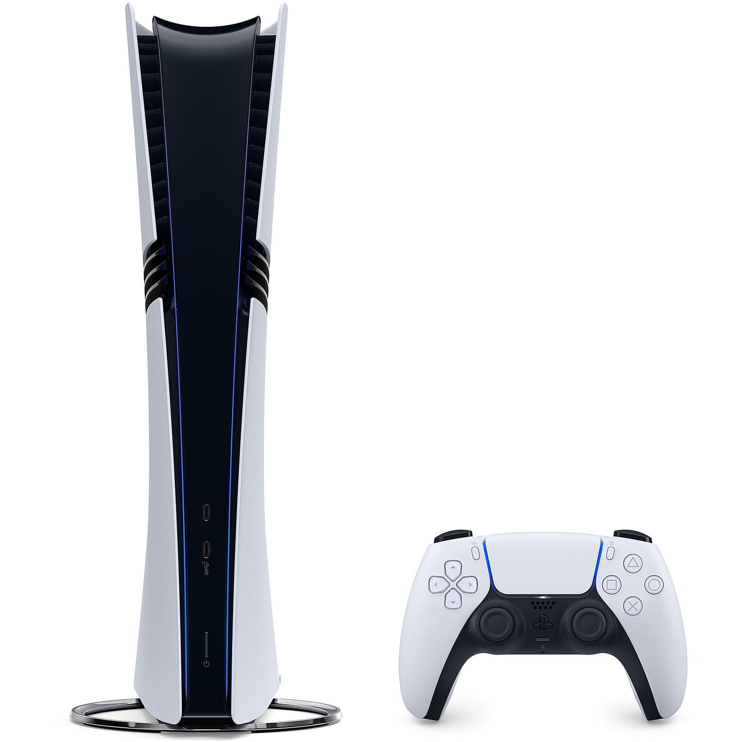 Consola - Sony PS5 Pro (2025), 2 TB SSD, 4K Spectral Super Resolution (PSSR), 1 mando, Digital (sin lector de discos), Blanco