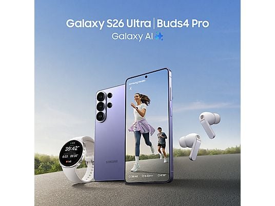 Samsung Galaxy S26 Ultra, Negro, 512 GB, 12 GB RAM, 6.9" QHD+, Qualcomm Snapdragon 8 Elite Gen 5, 5000 mAh, Android 16