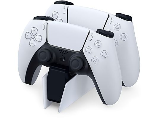 Base de carga - Sony DualSense Charging Station, Para mando inalámbrico DualSense PS5, Blanco